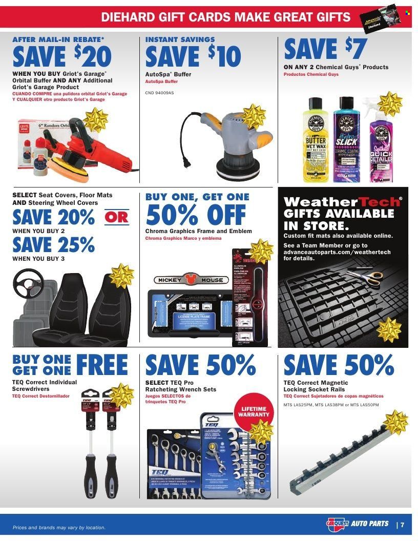Carquest Weekly Ad Flyer November 2 to November 9