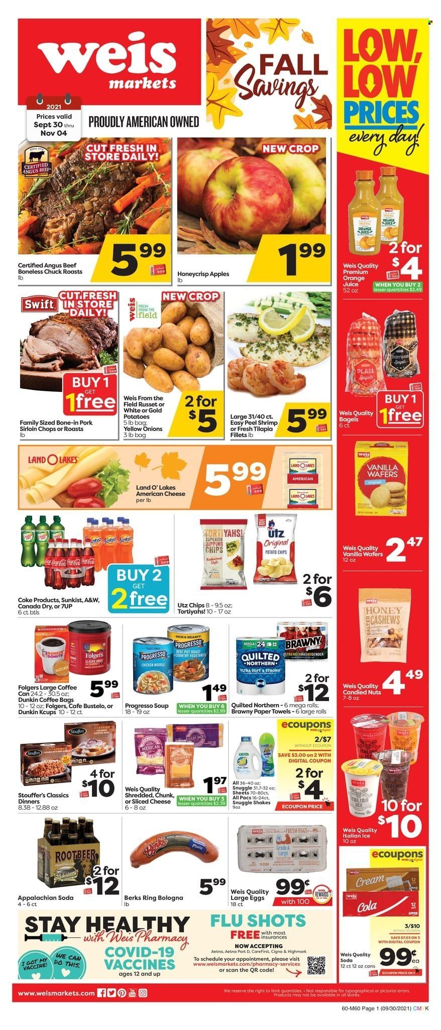 Weis (MD, NY, PA) Weekly Ad Flyer November 2 to November 9