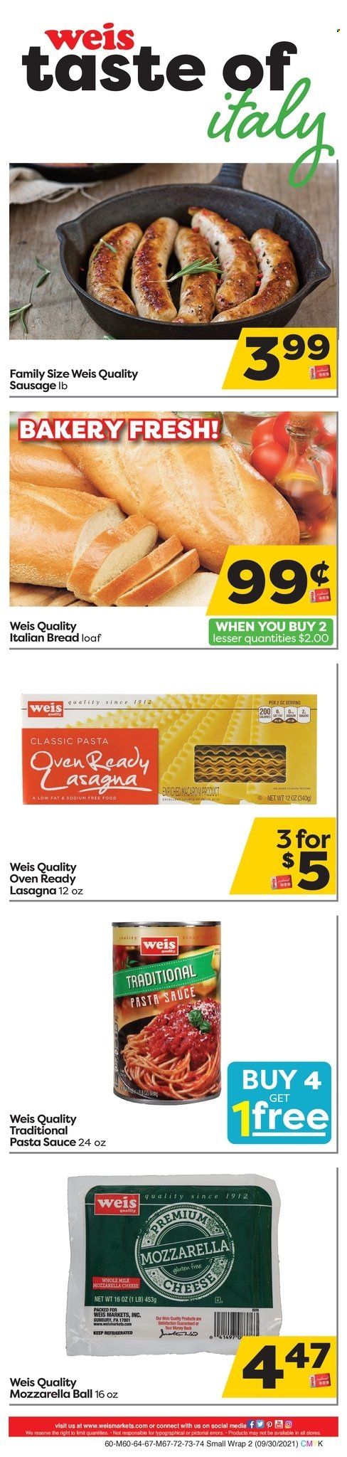 Weis (MD, NY, PA) Weekly Ad Flyer November 2 to November 9