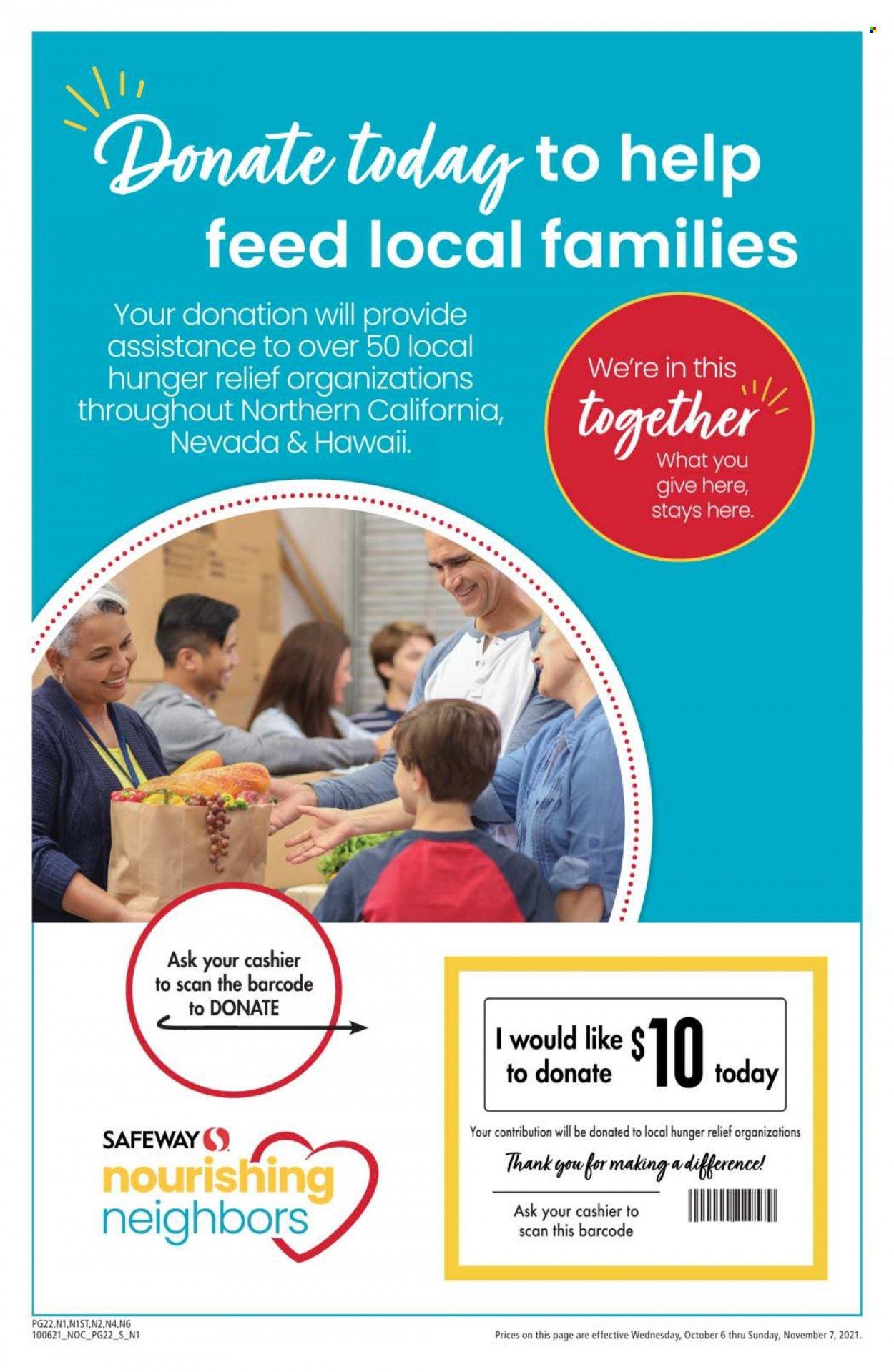 Safeway (AZ, CA, CO, HI, MD, NE, OR, VA, WA) Weekly Ad Flyer November 2 to November 9