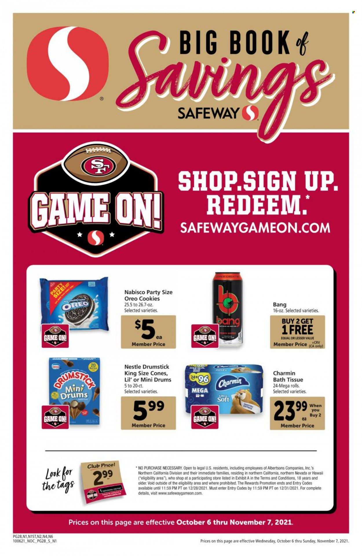 Safeway (AZ, CA, CO, HI, MD, NE, OR, VA, WA) Weekly Ad Flyer November 2 to November 9