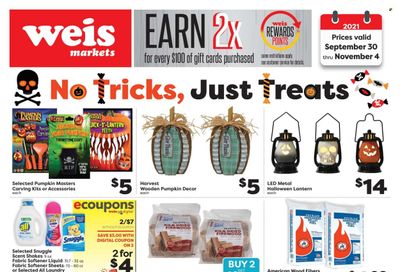 Weis (MD, NY, PA) Weekly Ad Flyer November 2 to November 9