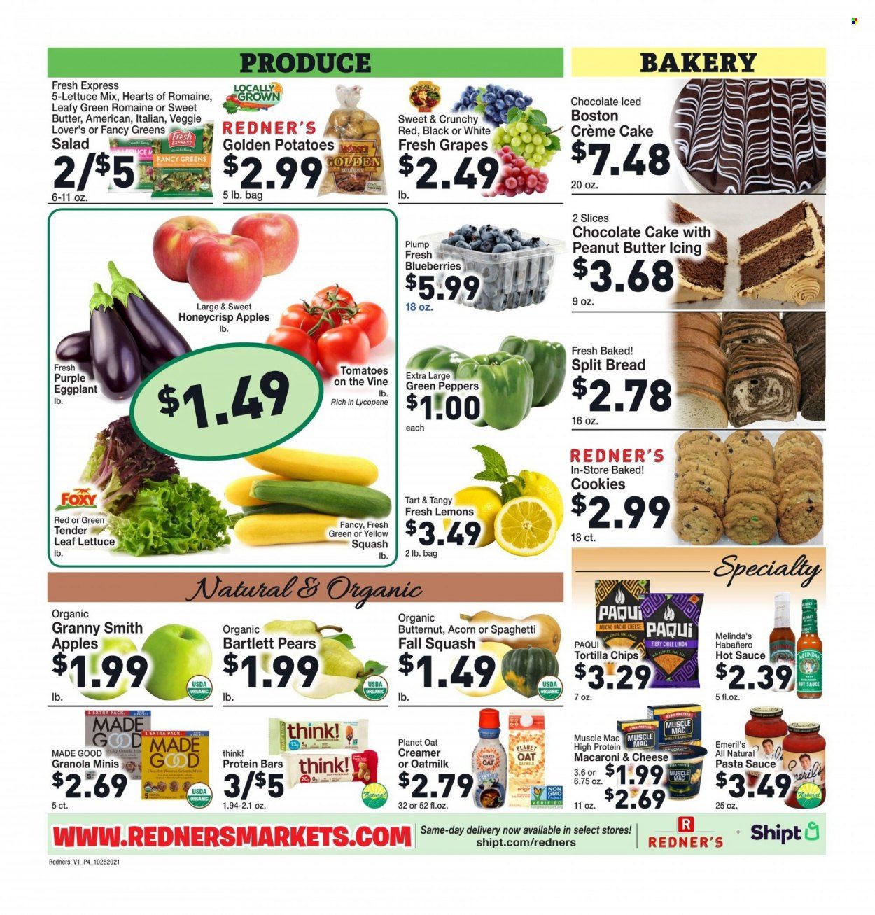 Redner's Markets (DE, MD, PA) Weekly Ad Flyer November 2 to November 9