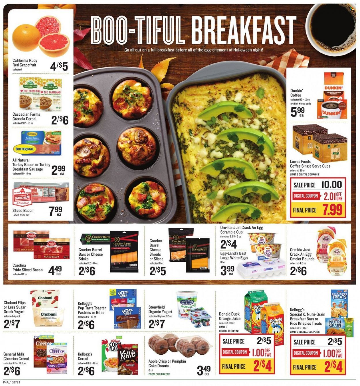 Lowes Foods (NC, SC) Weekly Ad Flyer November 2 to November 9