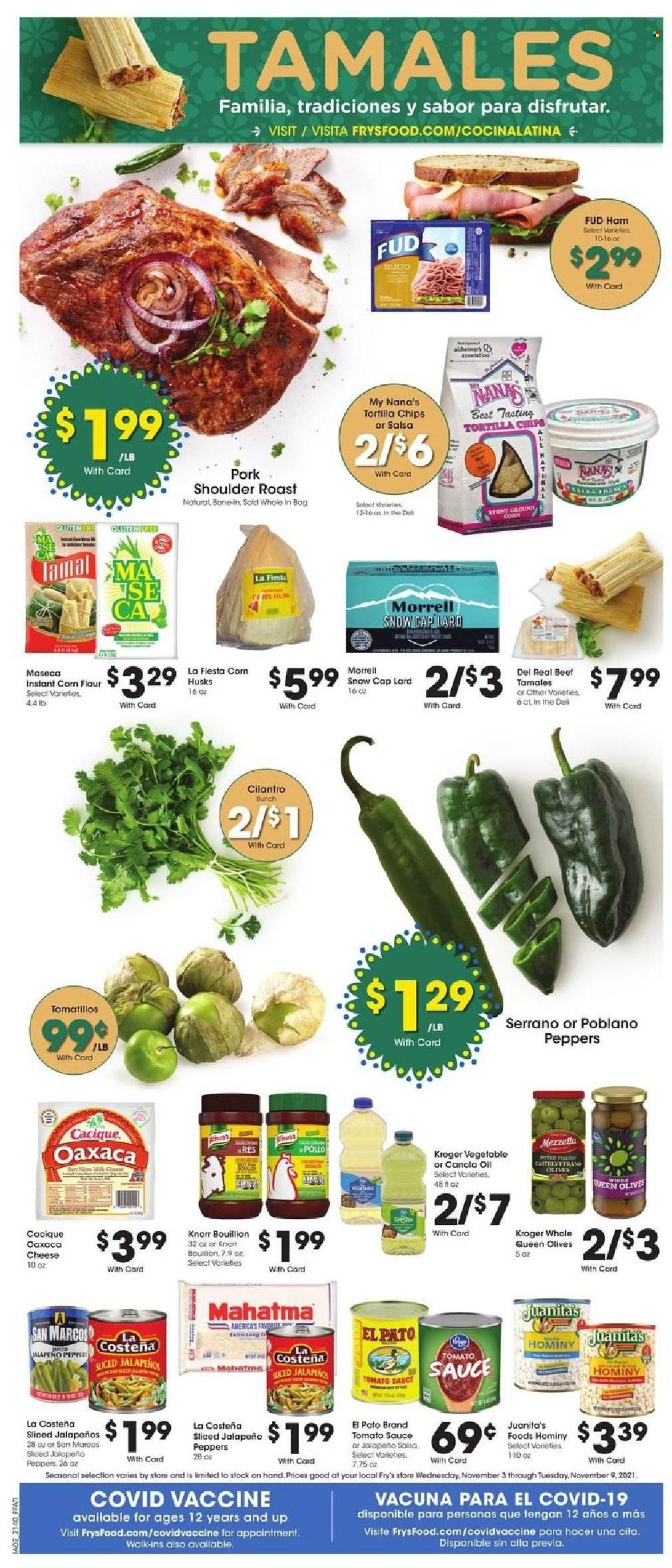 Fry’s (AZ) Weekly Ad Flyer November 2 to November 9