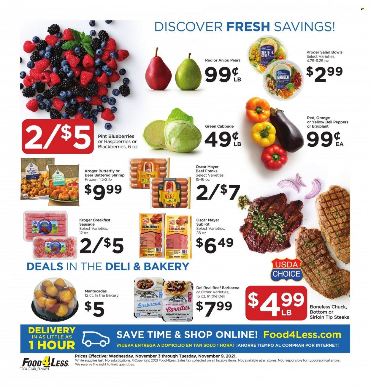 Food 4 Less (IL) Weekly Ad Flyer November 2 to November 9
