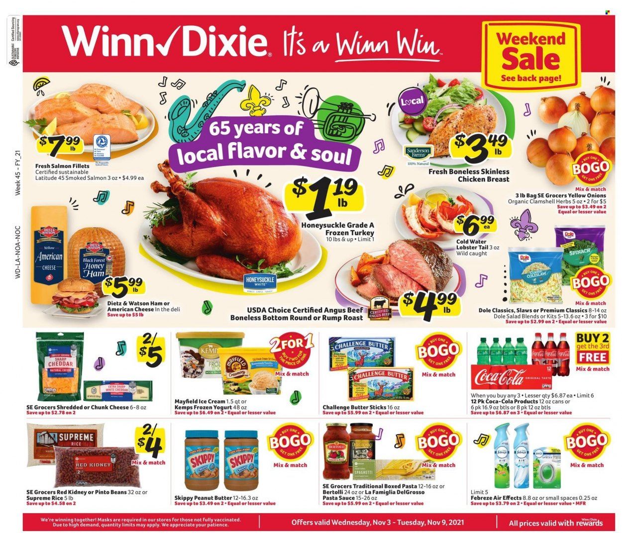 Winn Dixie (AL, FL, GA, LA) Weekly Ad Flyer November 2 to November 9