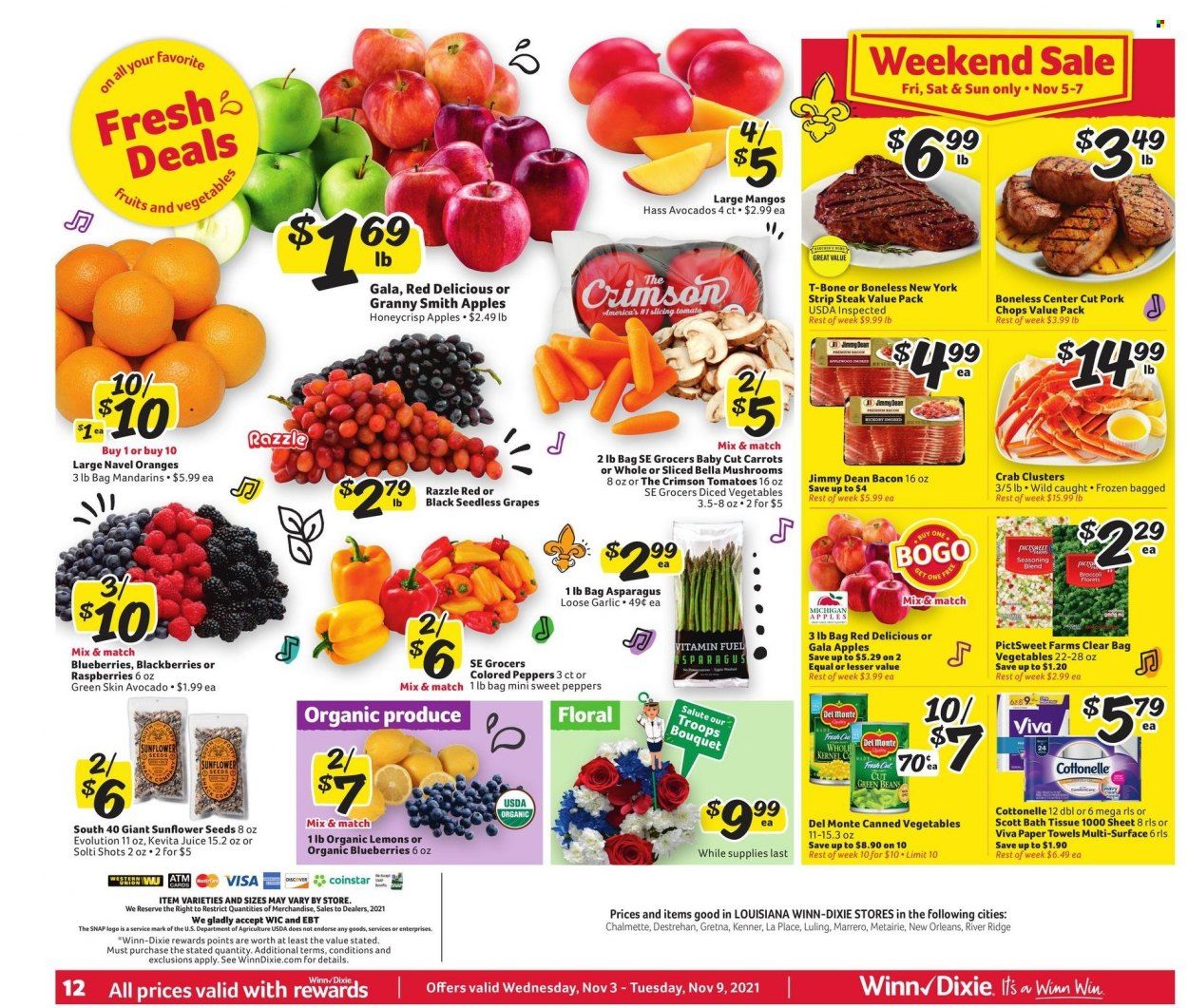 Winn Dixie (AL, FL, GA, LA) Weekly Ad Flyer November 2 to November 9