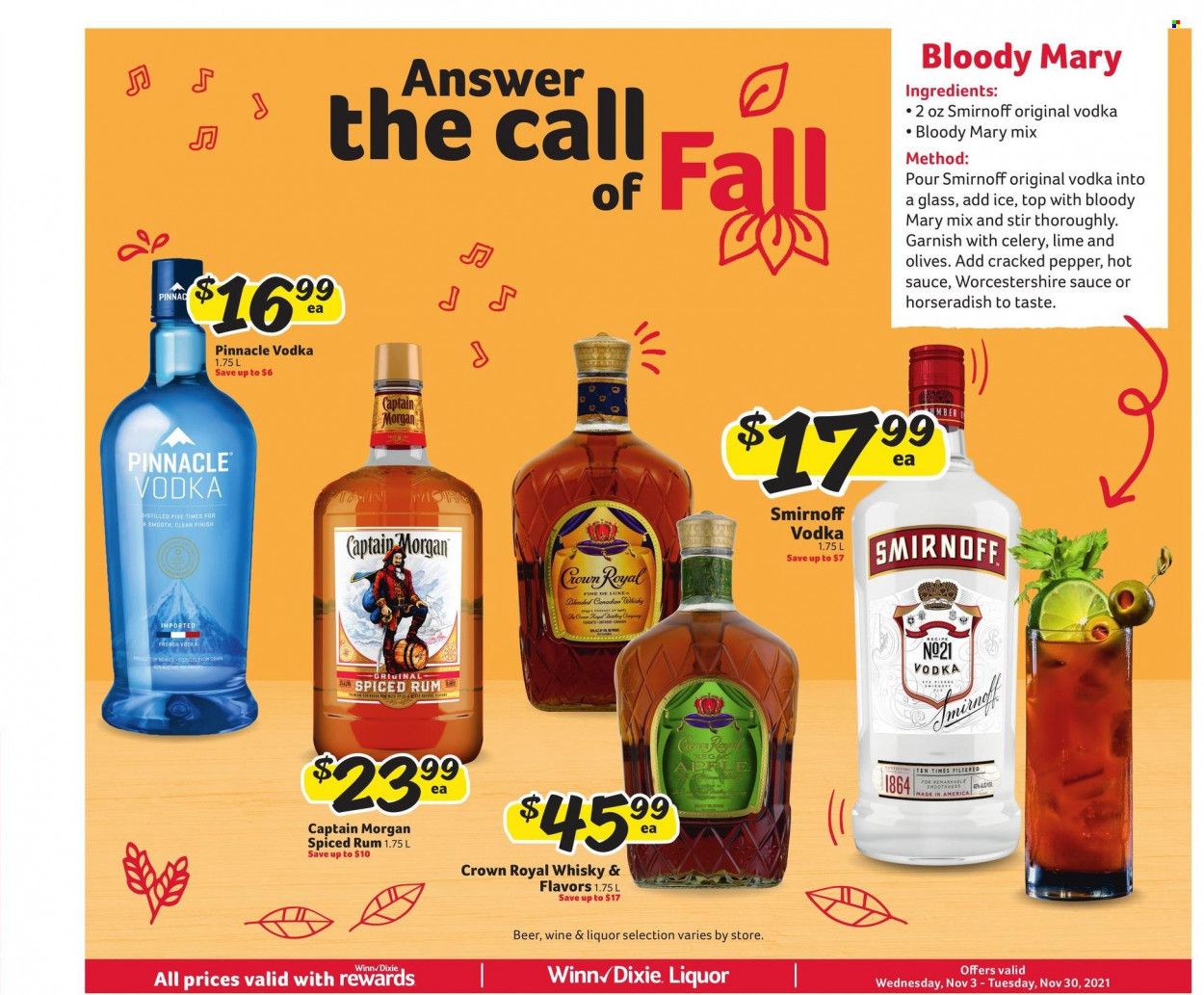 Winn Dixie (AL, FL, GA, LA) Weekly Ad Flyer November 2 to November 9