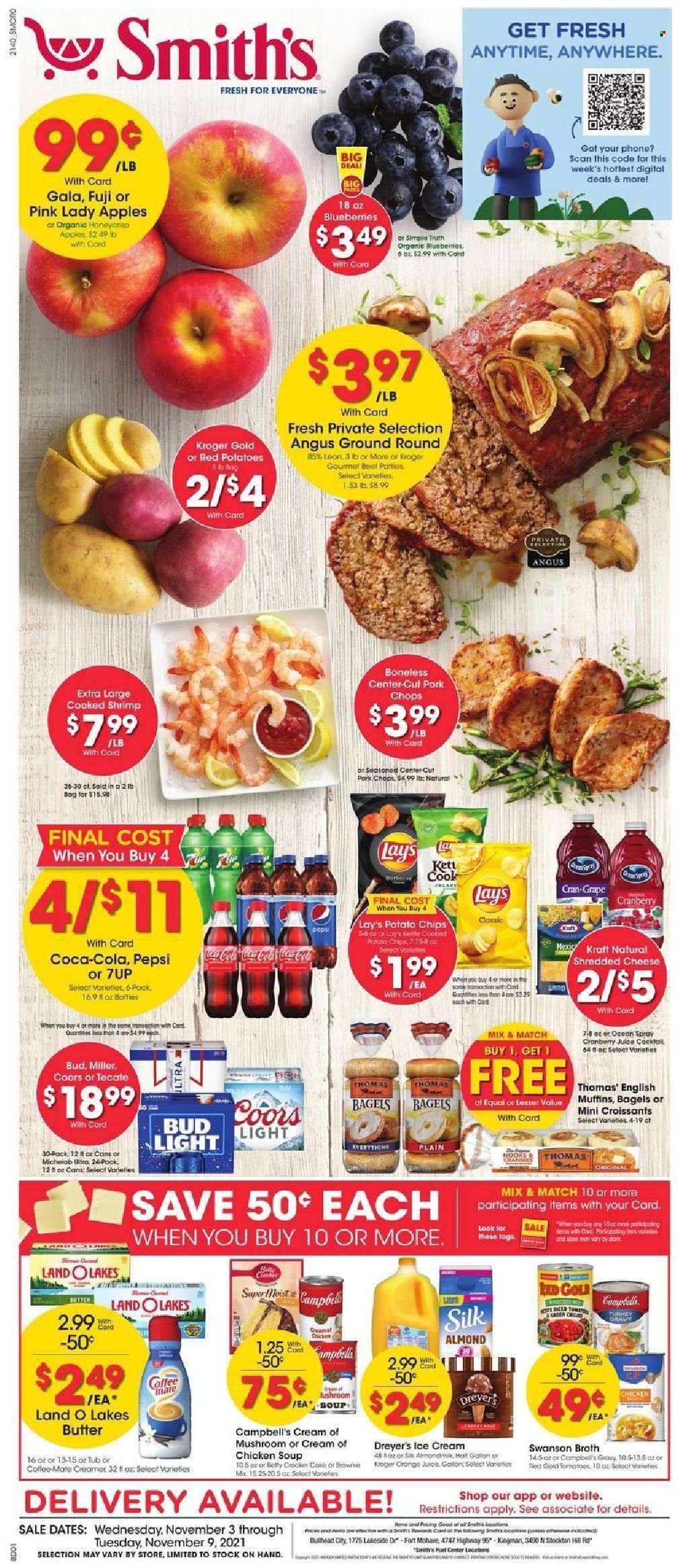 Smith's (AZ, ID, MT, NM, NV, UT, WY) Weekly Ad Flyer November 2 to November 9