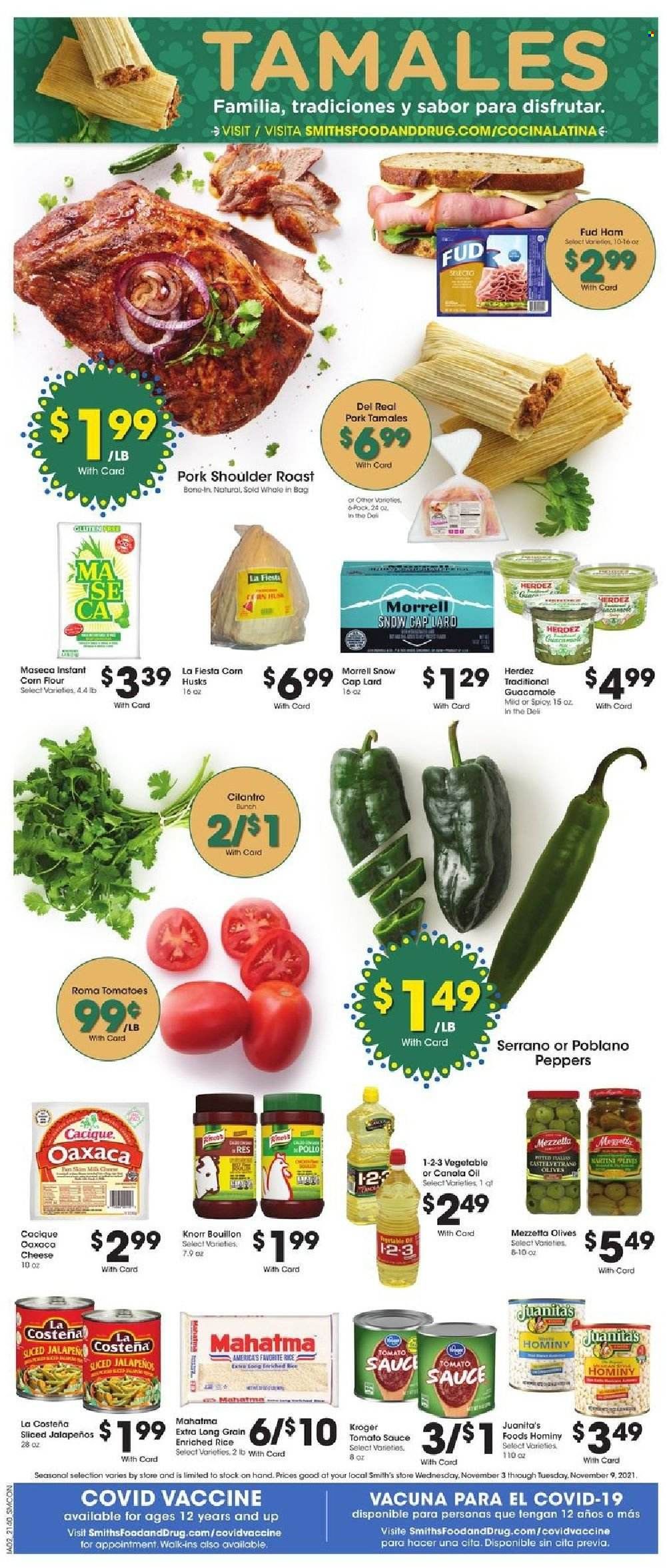Smith's (AZ, ID, MT, NM, NV, UT, WY) Weekly Ad Flyer November 2 to November 9