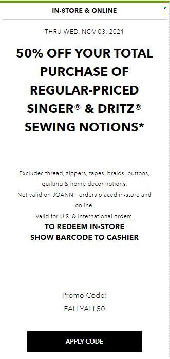 JOANN Weekly Ad Flyer November 3 to November 10