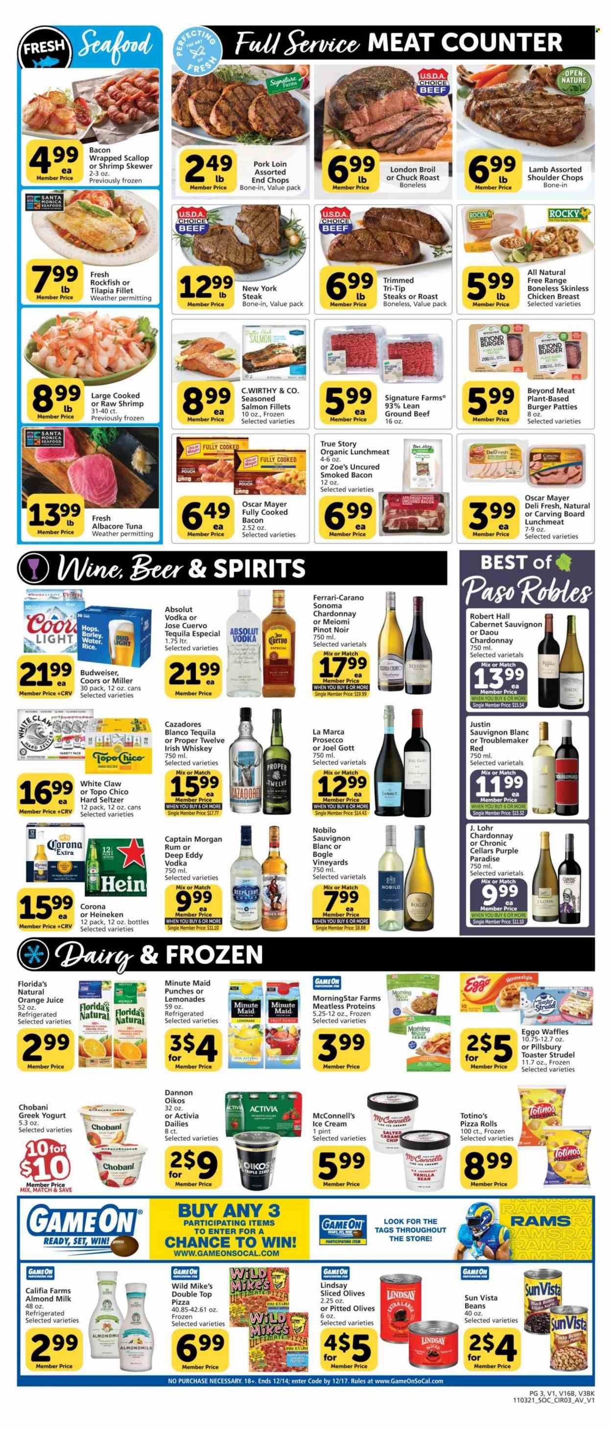 Albertsons (CA, ID, LA, MT, OR, TX, WA) Weekly Ad Flyer November 3 to November 10
