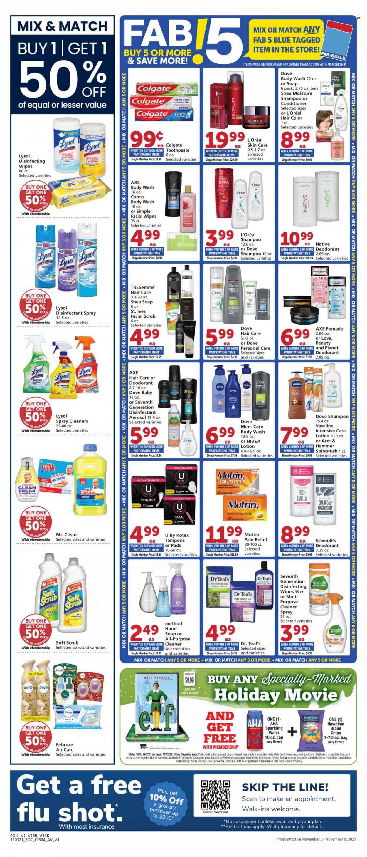 Albertsons (CA, ID, LA, MT, OR, TX, WA) Weekly Ad Flyer November 3 to November 10