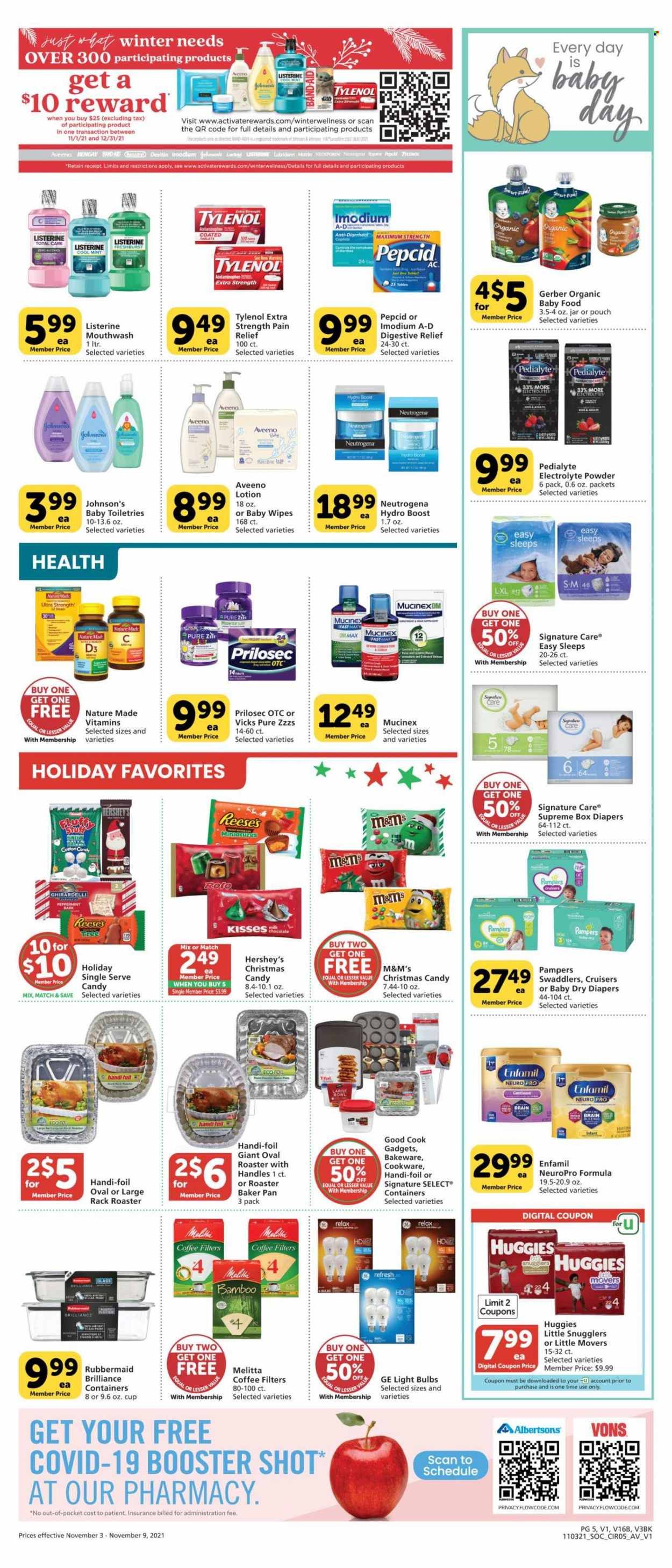 Albertsons (CA, ID, LA, MT, OR, TX, WA) Weekly Ad Flyer November 3 to November 10