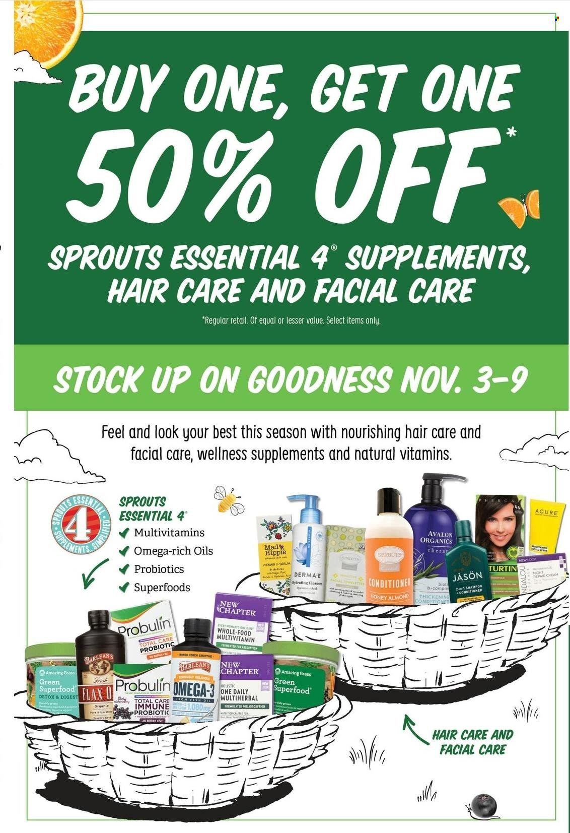 Sprouts Weekly Ad Flyer November 3 to November 10