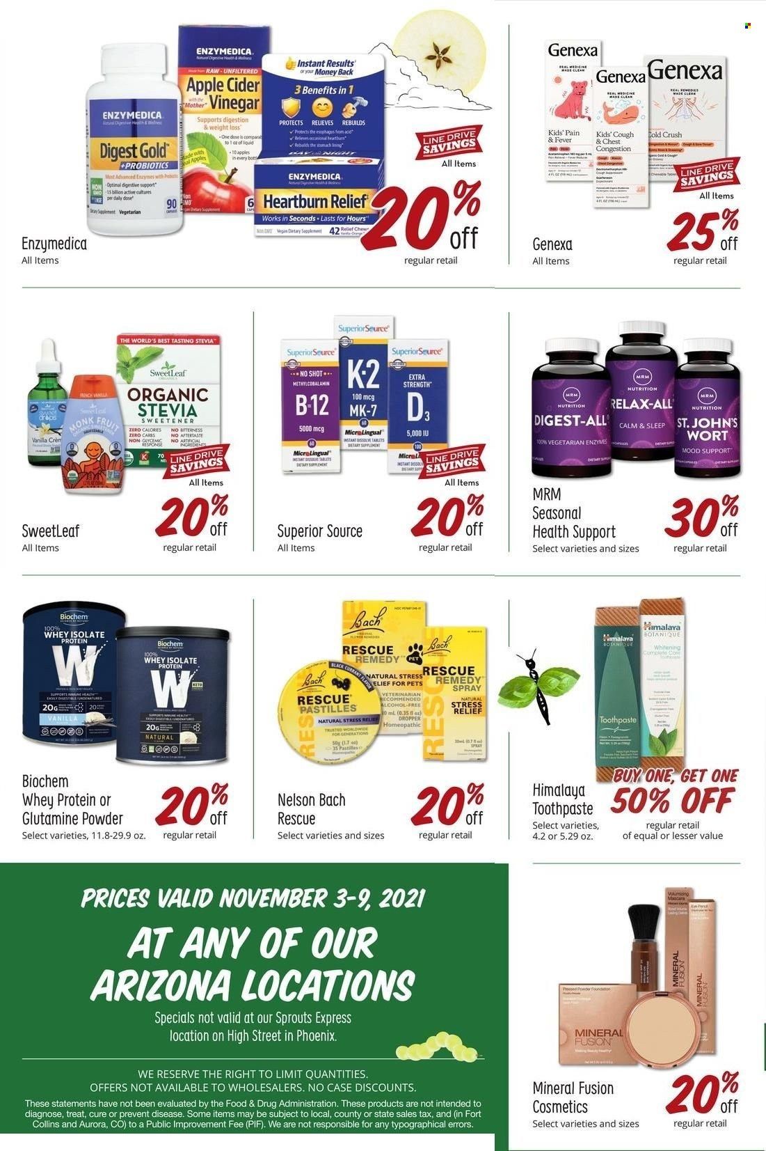 Sprouts Weekly Ad Flyer November 3 to November 10