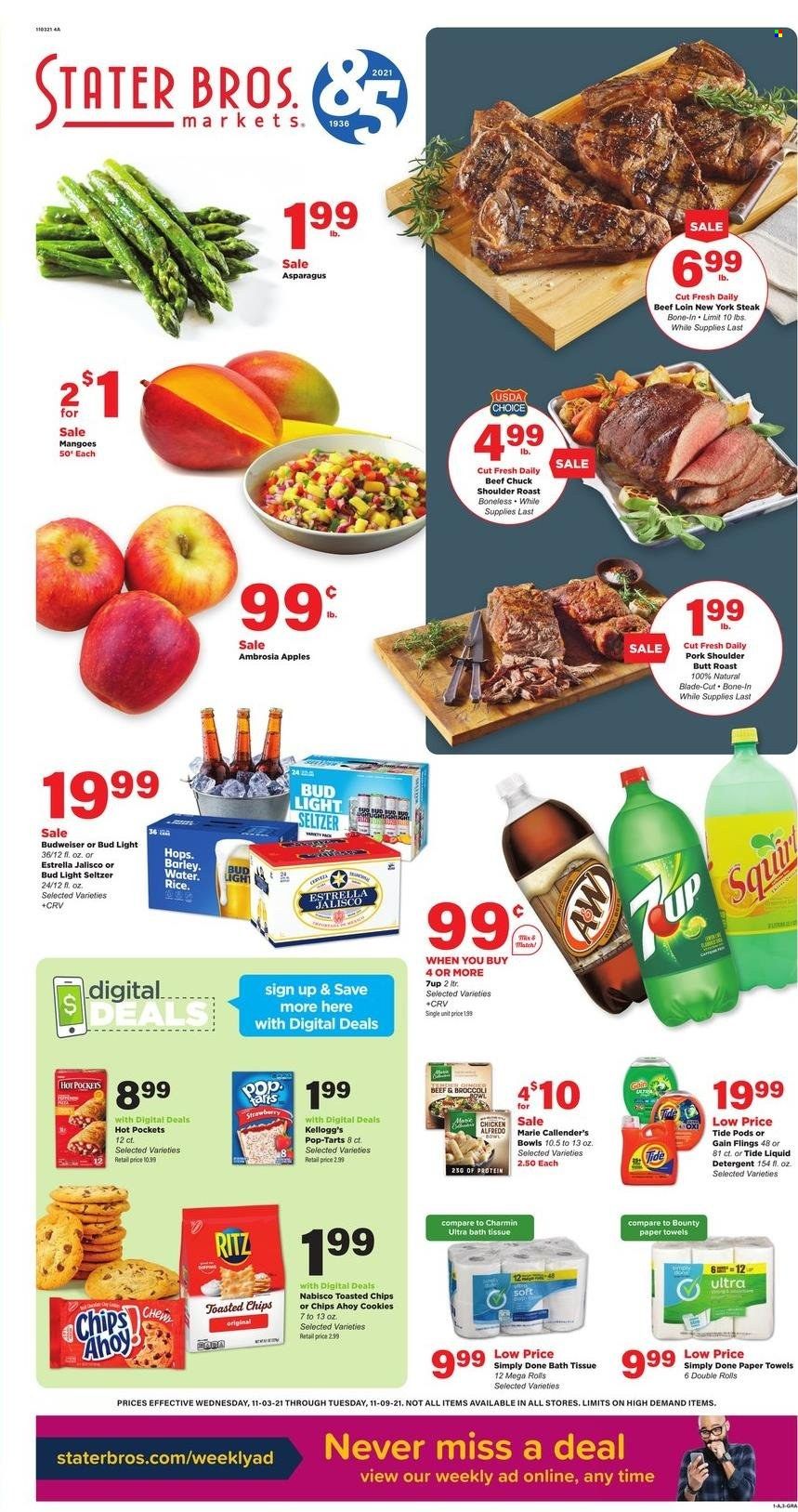 Stater Bros. (CA) Weekly Ad Flyer November 3 to November 10