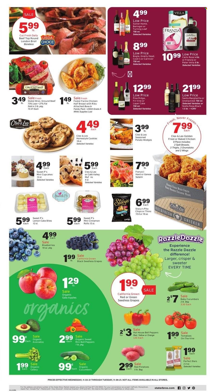 Stater Bros. (CA) Weekly Ad Flyer November 3 to November 10