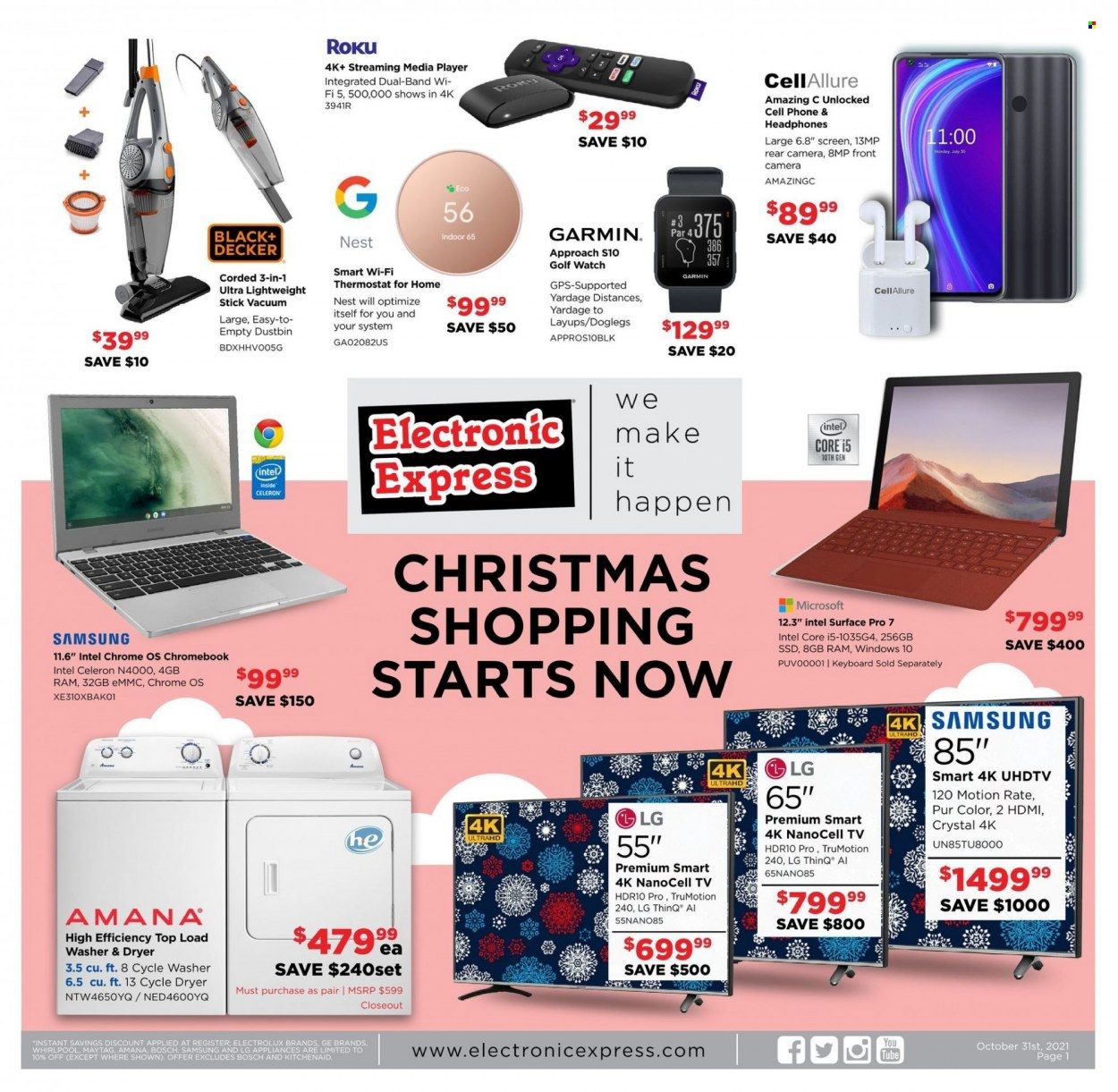 Electronic Express (AL, TN) Weekly Ad Flyer November 3 to November 10
