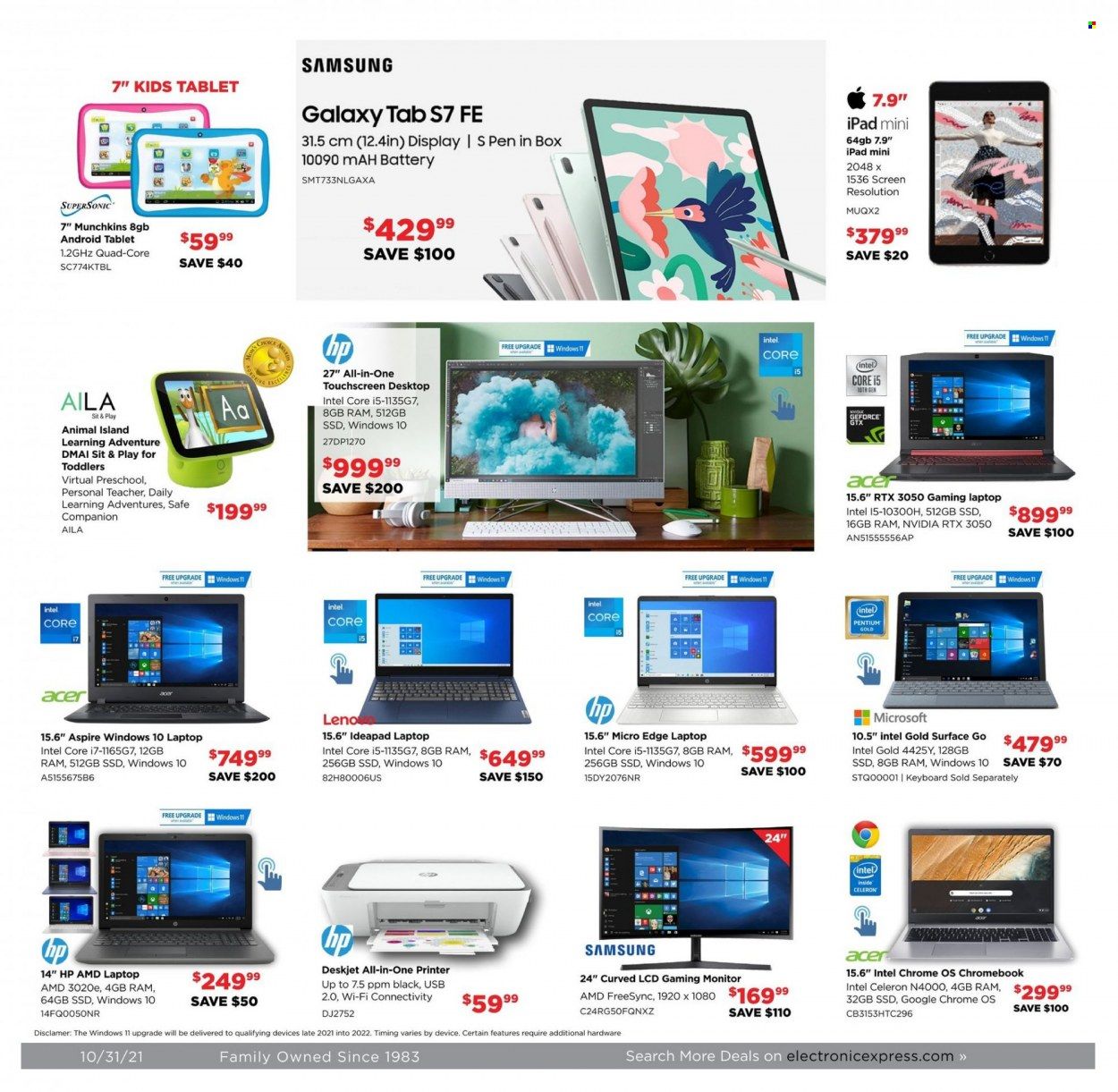 Electronic Express (AL, TN) Weekly Ad Flyer November 3 to November 10