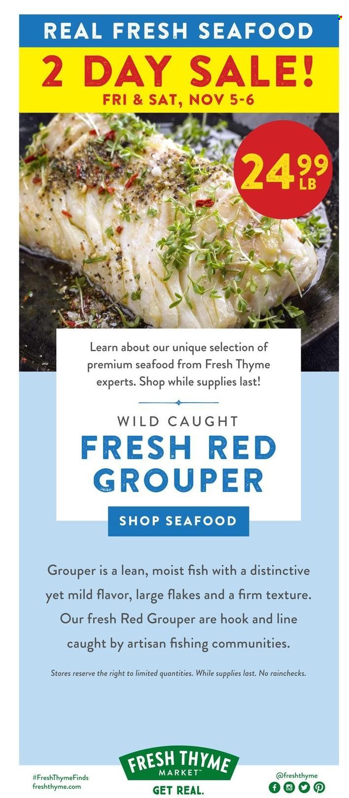 Fresh Thyme Weekly Ad Flyer November 3 to November 10