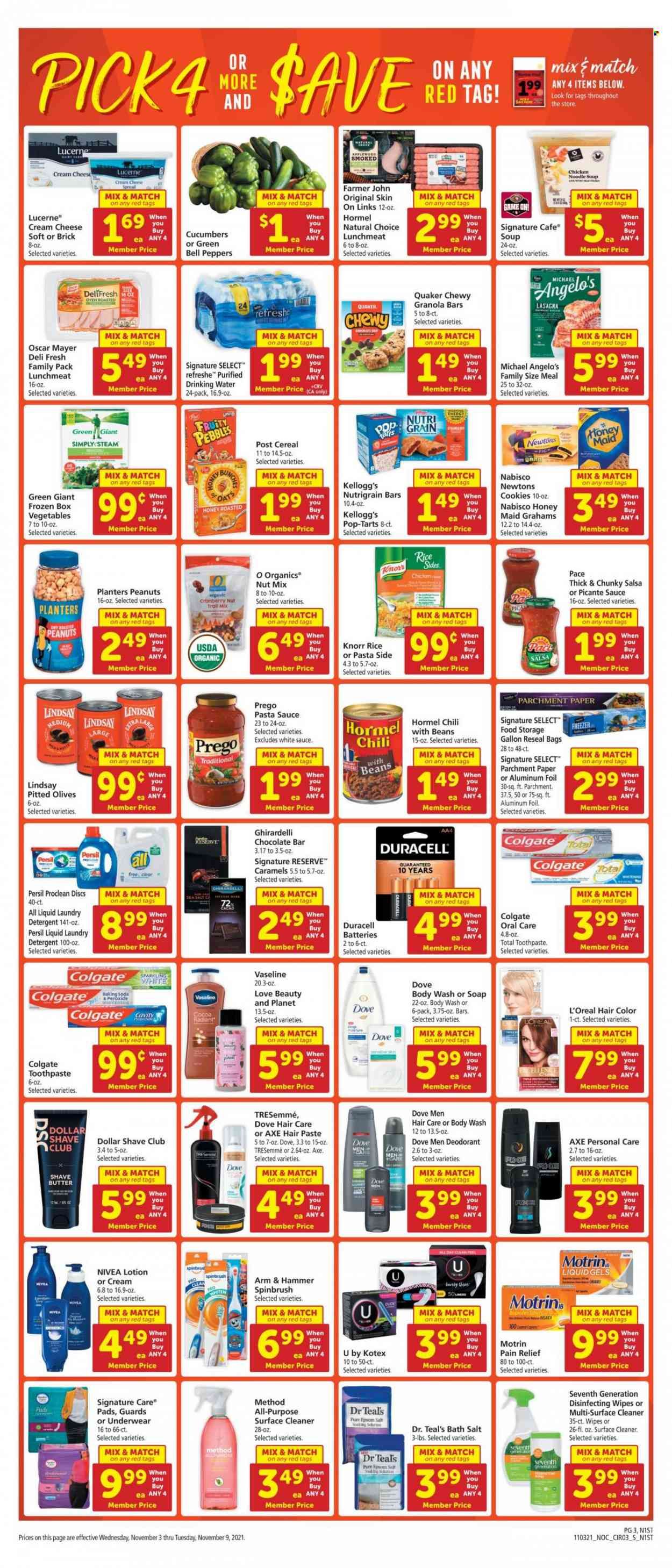 Safeway (AZ, CA, CO, HI, MD, NE, OR, VA, WA) Weekly Ad Flyer November 3 to November 10
