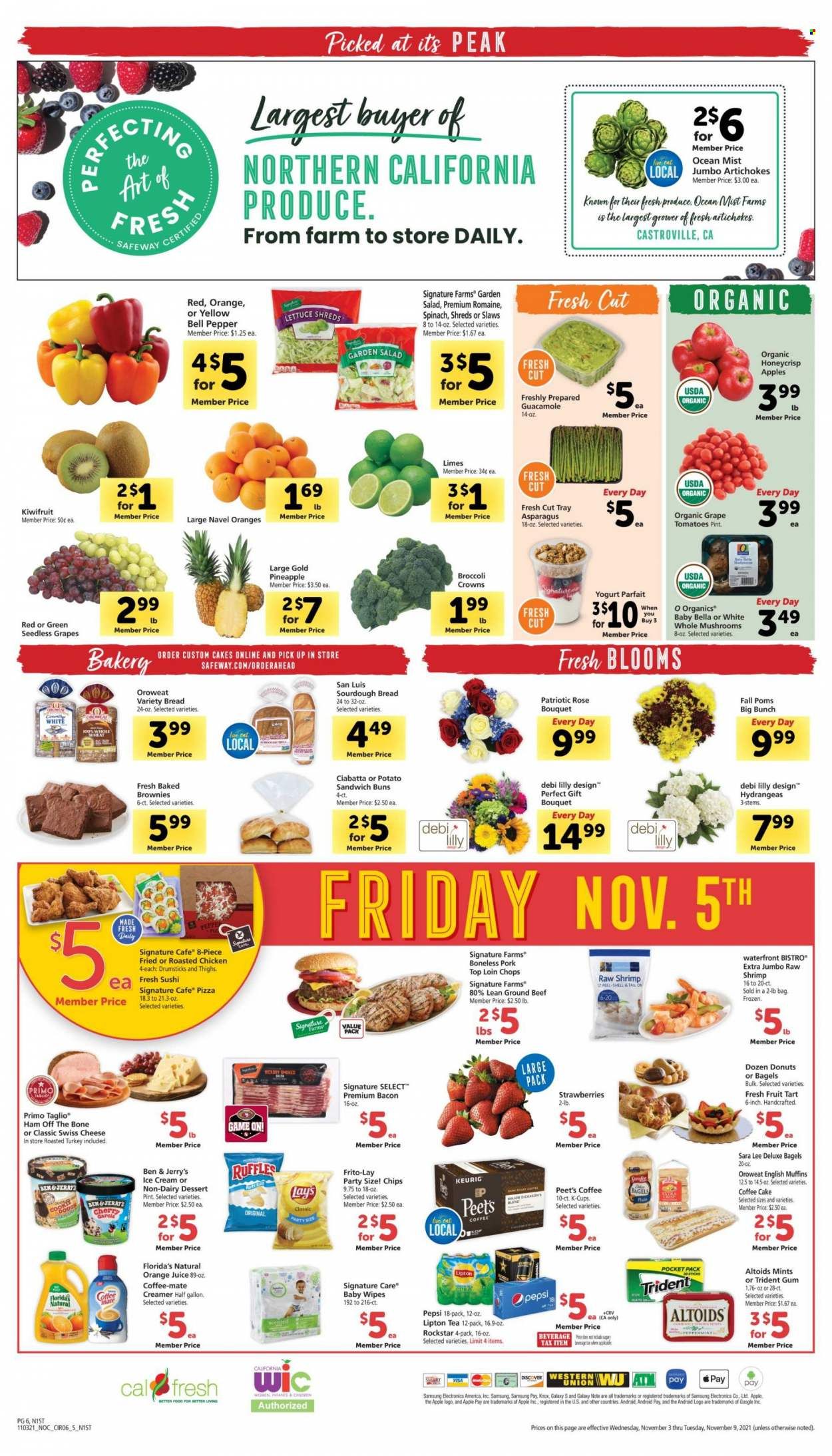Safeway (AZ, CA, CO, HI, MD, NE, OR, VA, WA) Weekly Ad Flyer November 3 to November 10