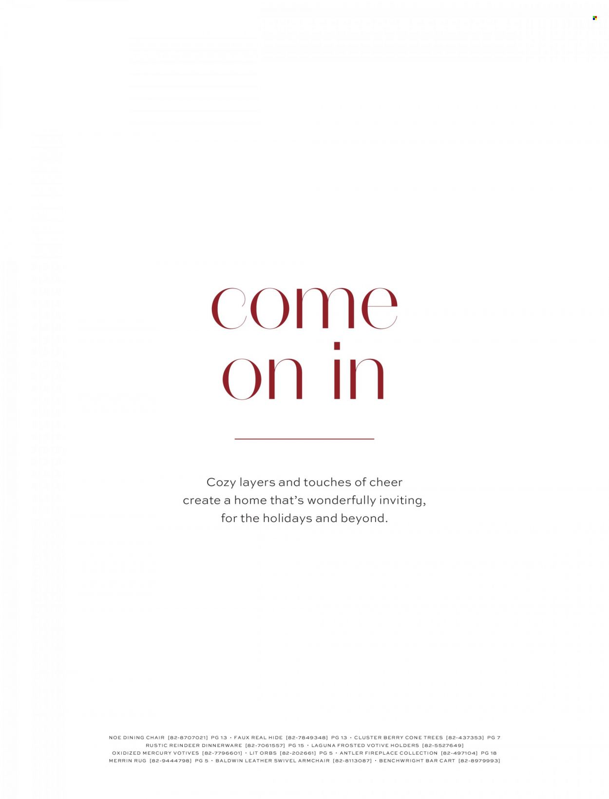 Pottery Barn Weekly Ad Flyer November 3 to November 10