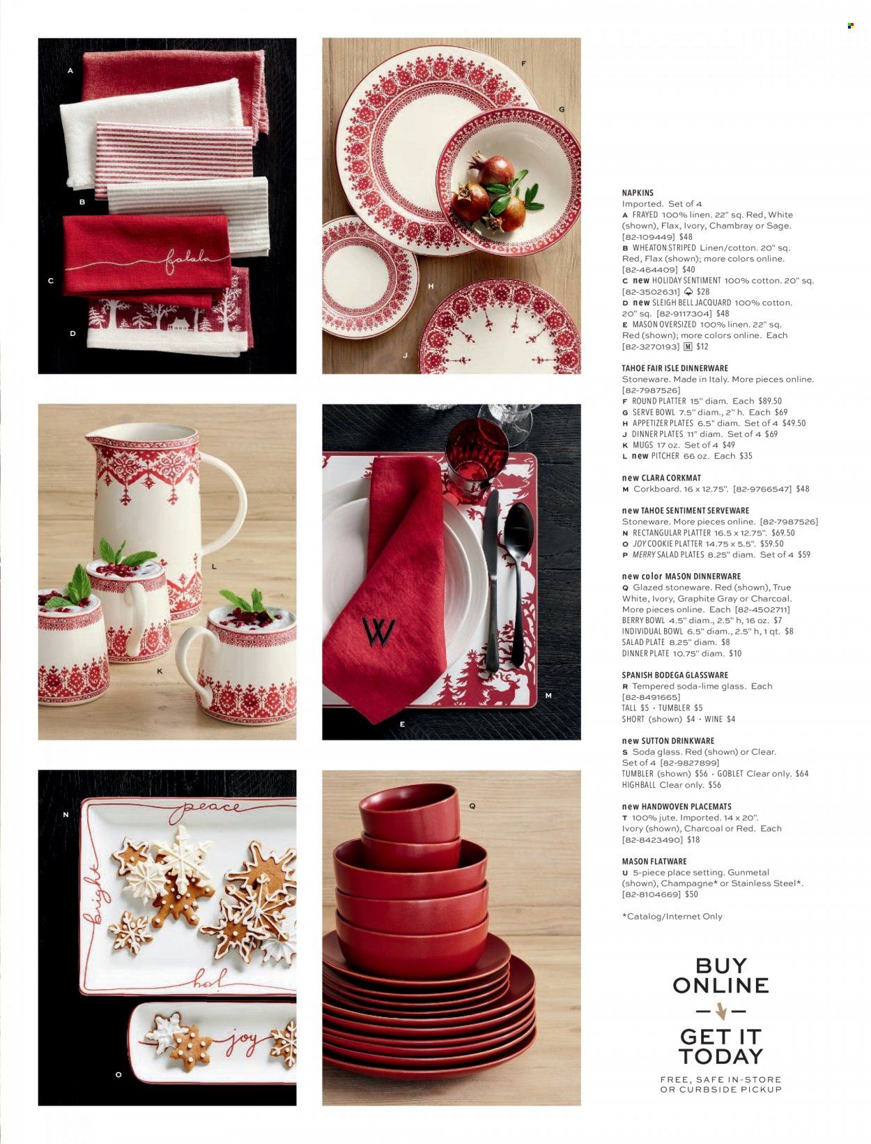 Pottery Barn Weekly Ad Flyer November 3 to November 10