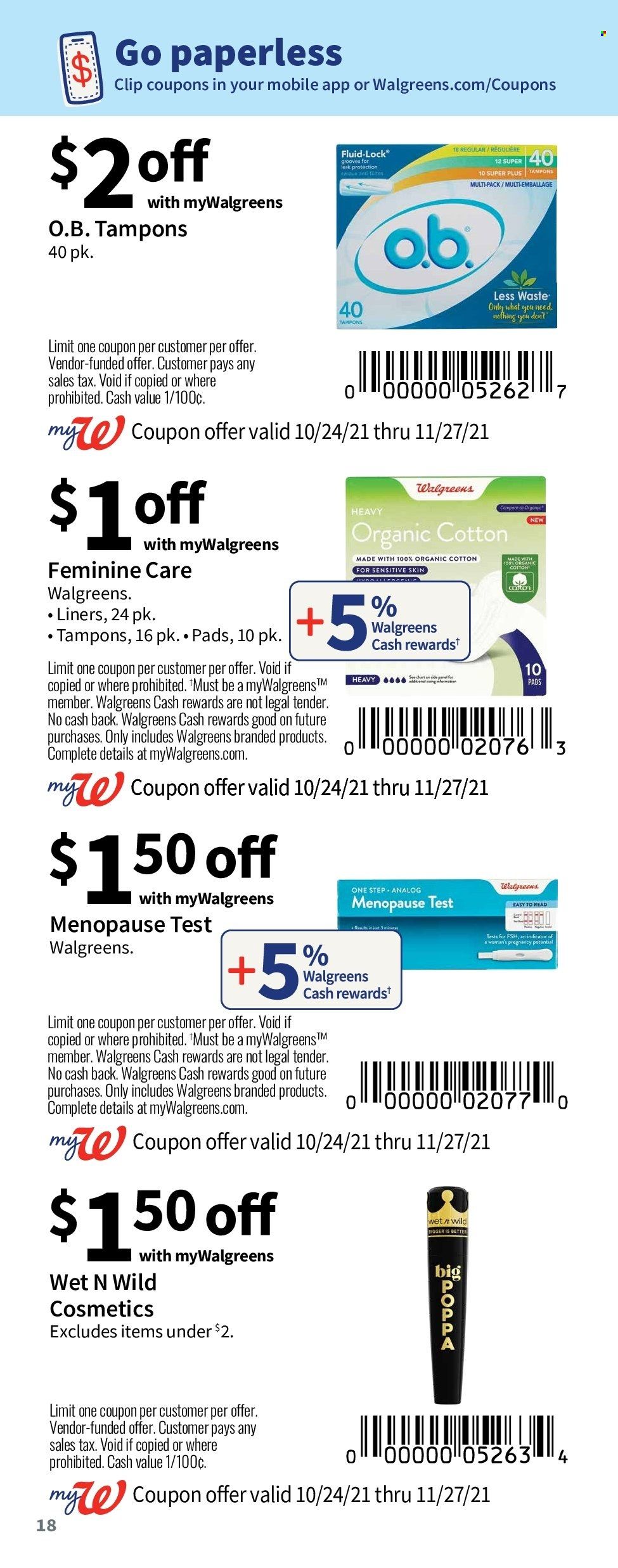 Walgreens Weekly Ad Flyer November 3 to November 10