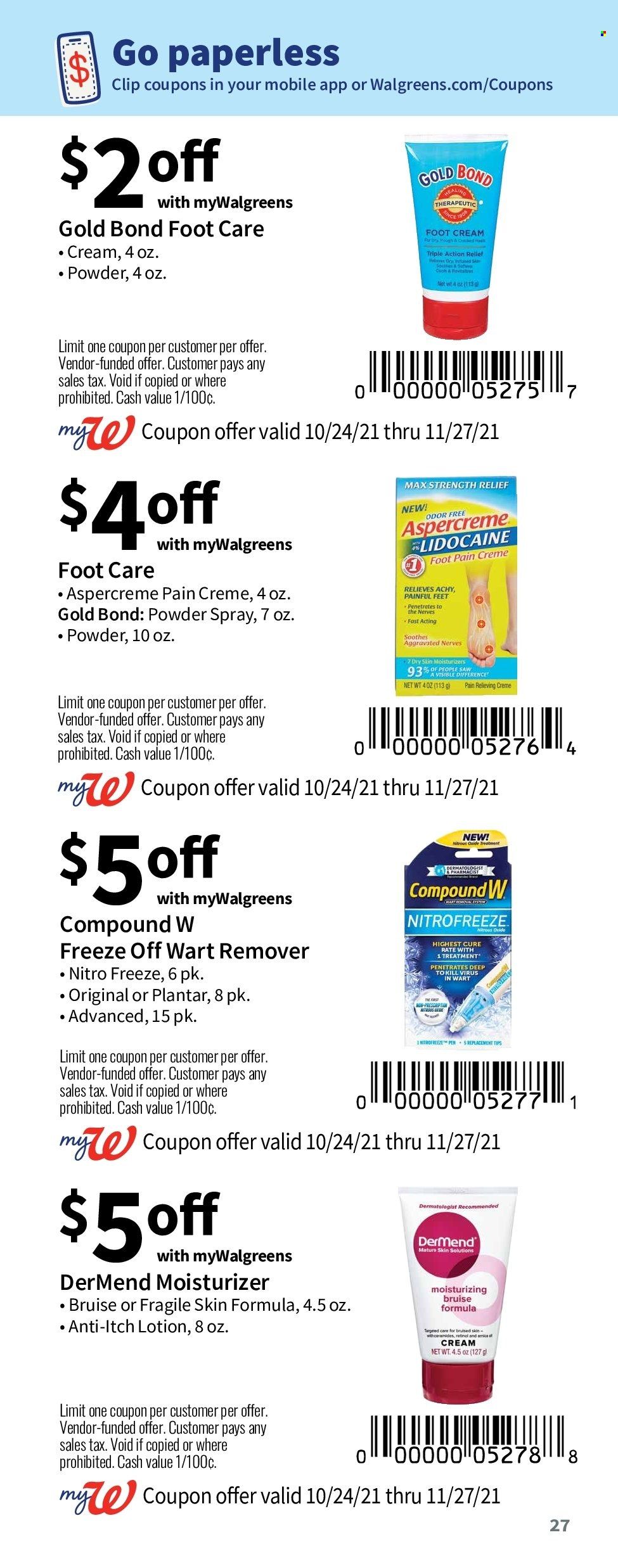 Walgreens Weekly Ad Flyer November 3 to November 10