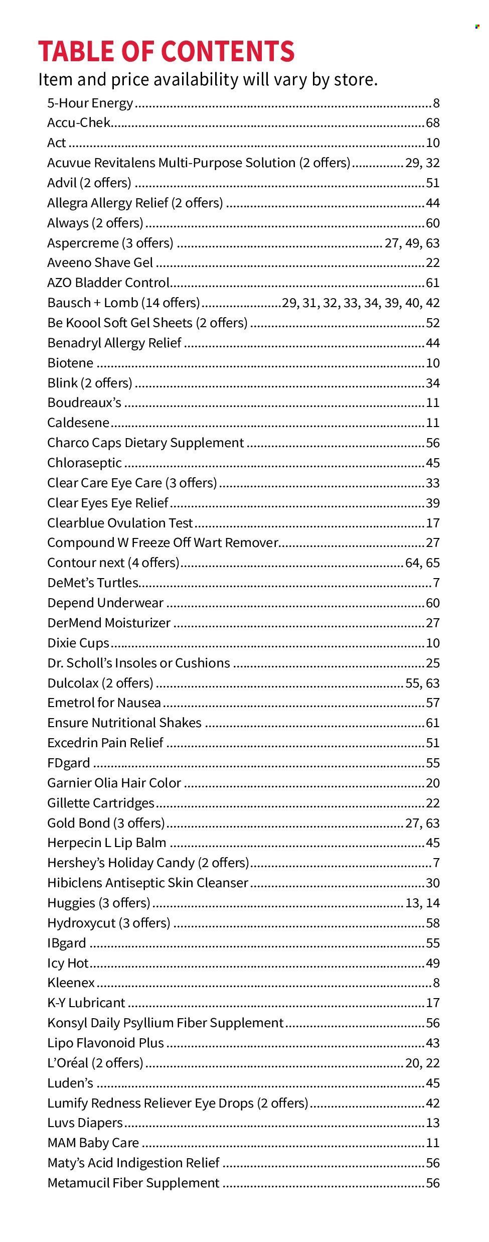 Walgreens Weekly Ad Flyer November 3 to November 10