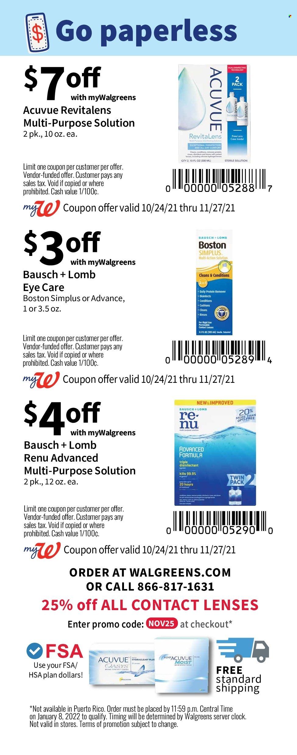 Walgreens Weekly Ad Flyer November 3 to November 10