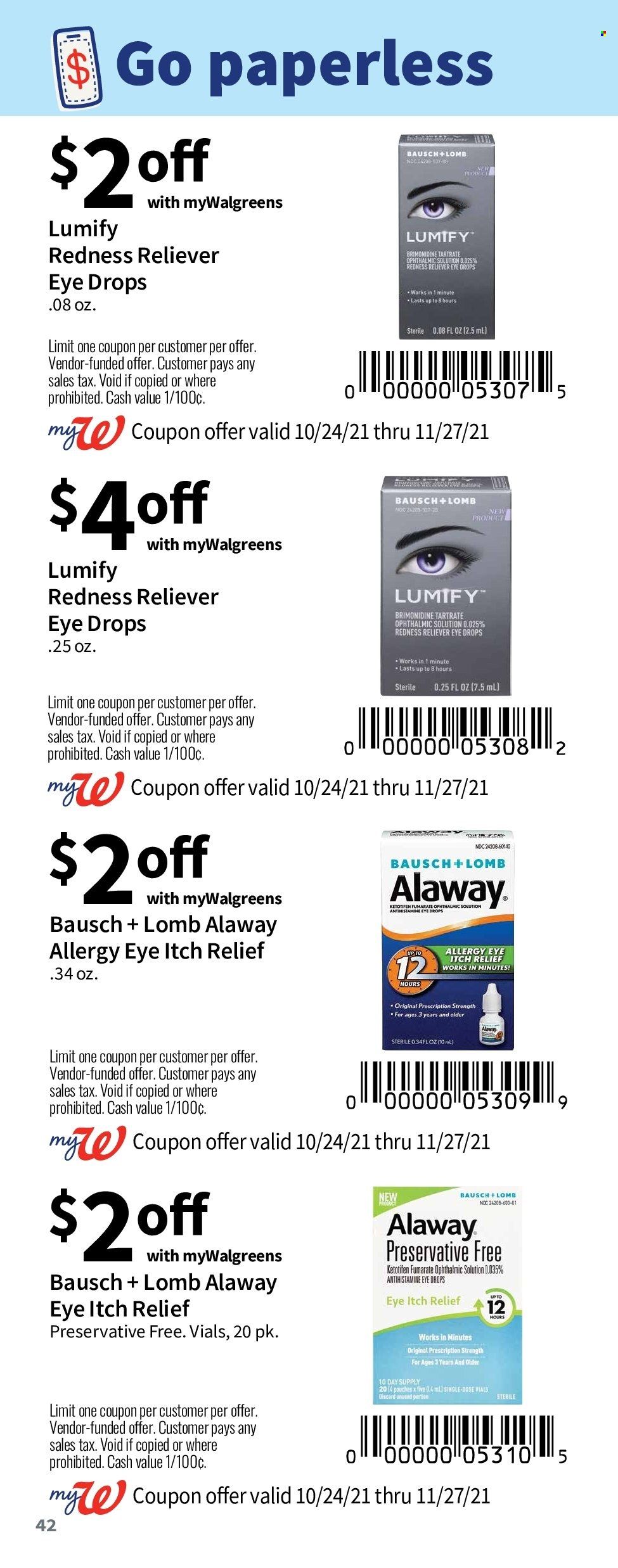 Walgreens Weekly Ad Flyer November 3 to November 10