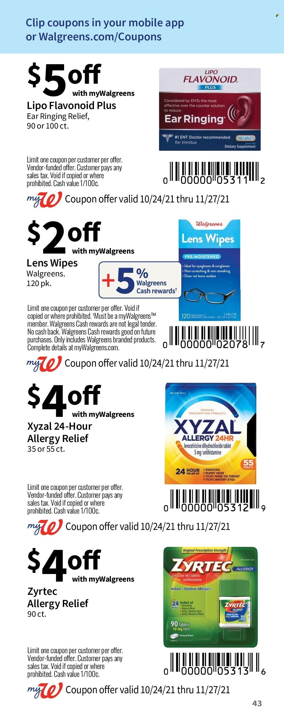 Walgreens Weekly Ad Flyer November 3 to November 10