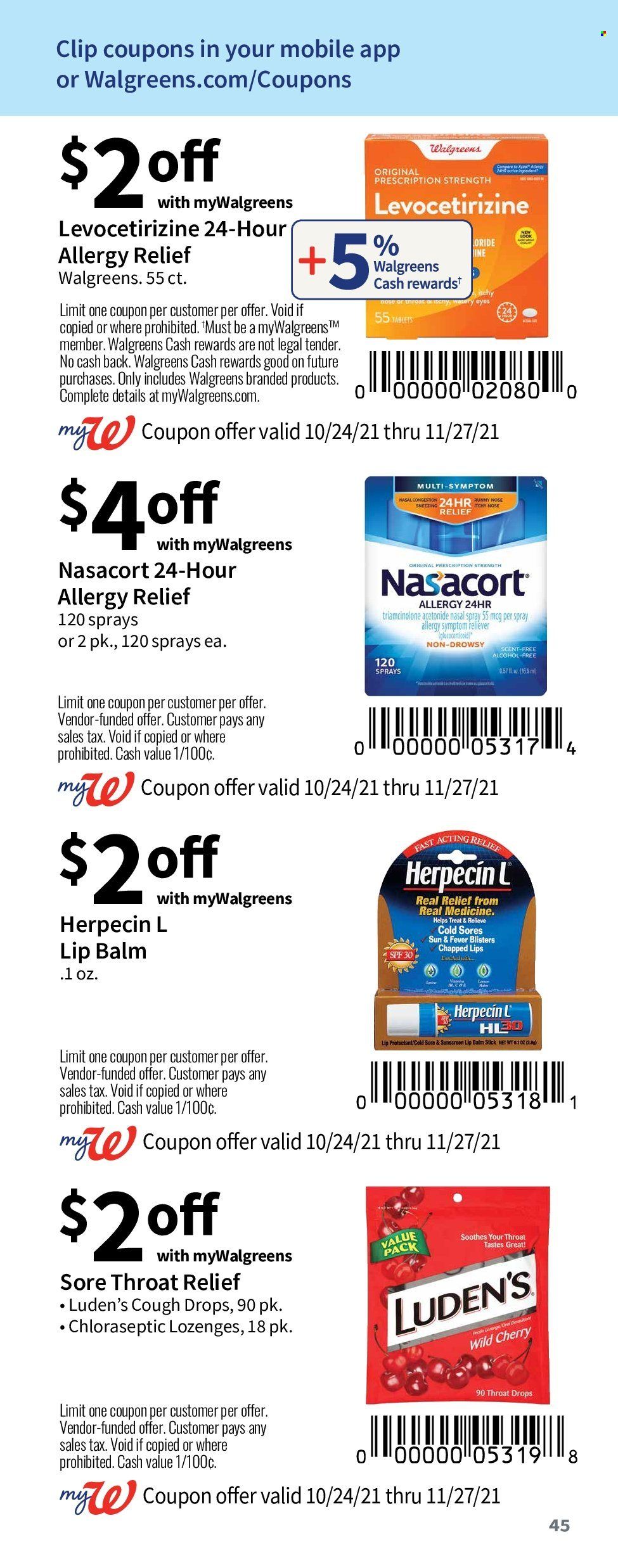 Walgreens Weekly Ad Flyer November 3 to November 10