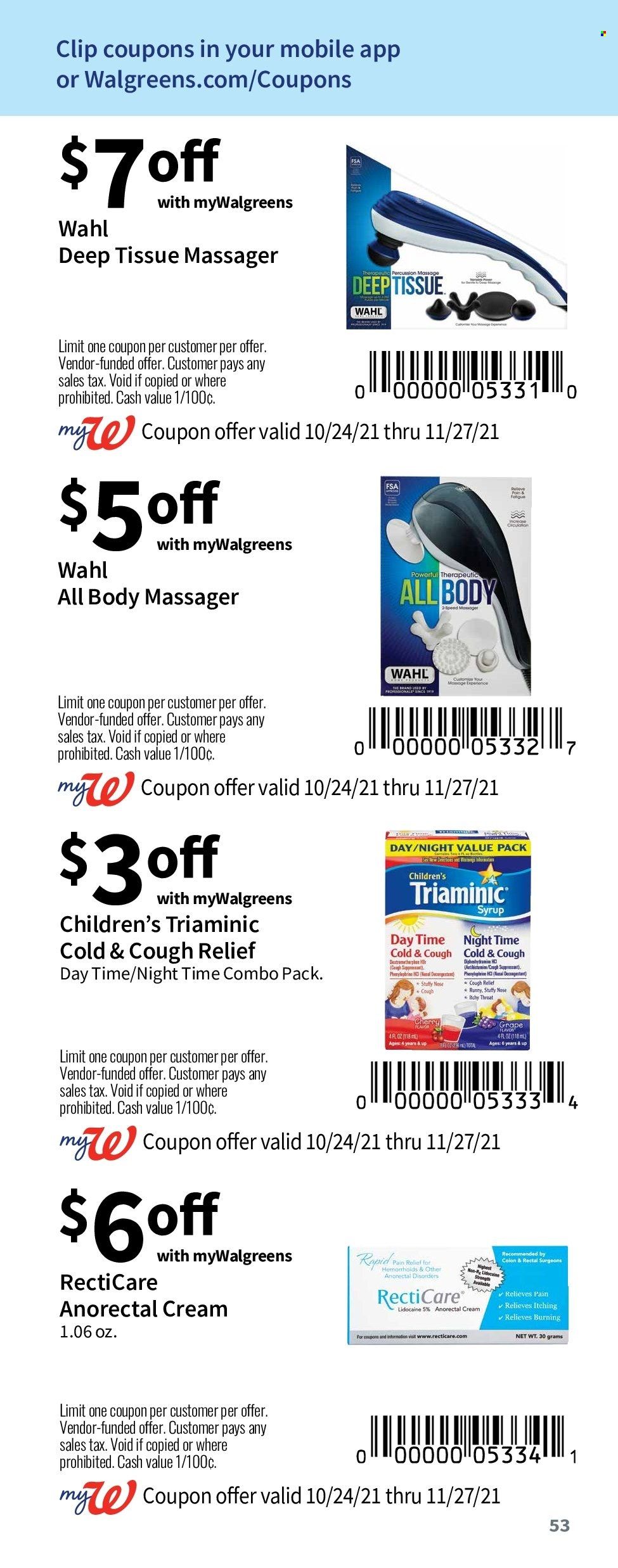 Walgreens Weekly Ad Flyer November 3 to November 10