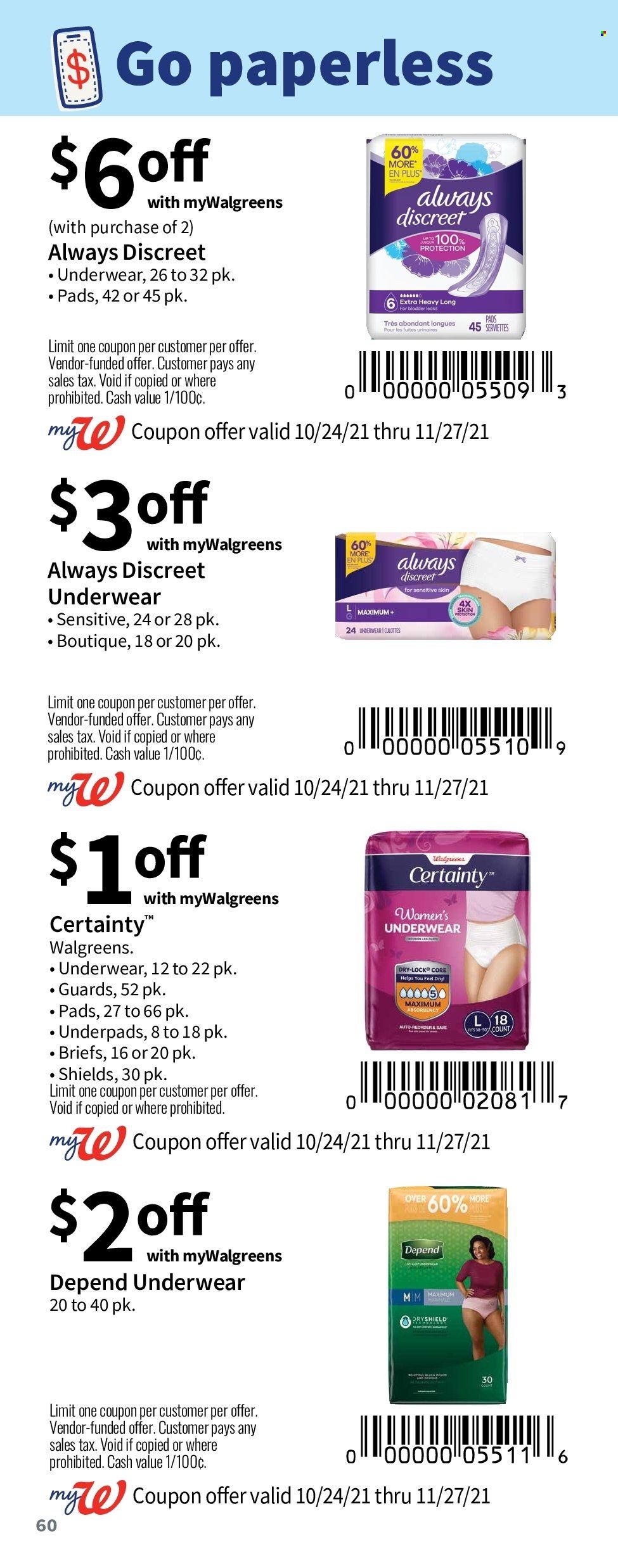 Walgreens Weekly Ad Flyer November 3 to November 10