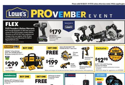 Lowe's Weekly Ad Flyer November 3 to November 10
