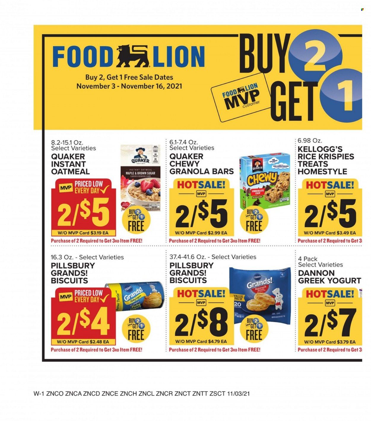 Food Lion (NC) Weekly Ad Flyer November 3 to November 10