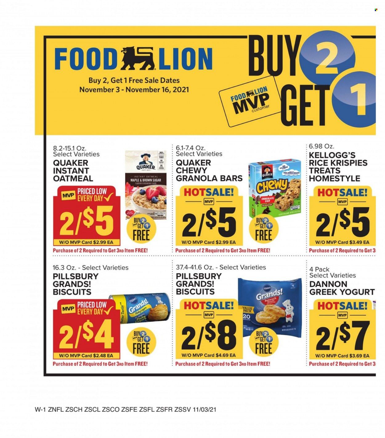 Food Lion (SC) Weekly Ad Flyer November 3 to November 10