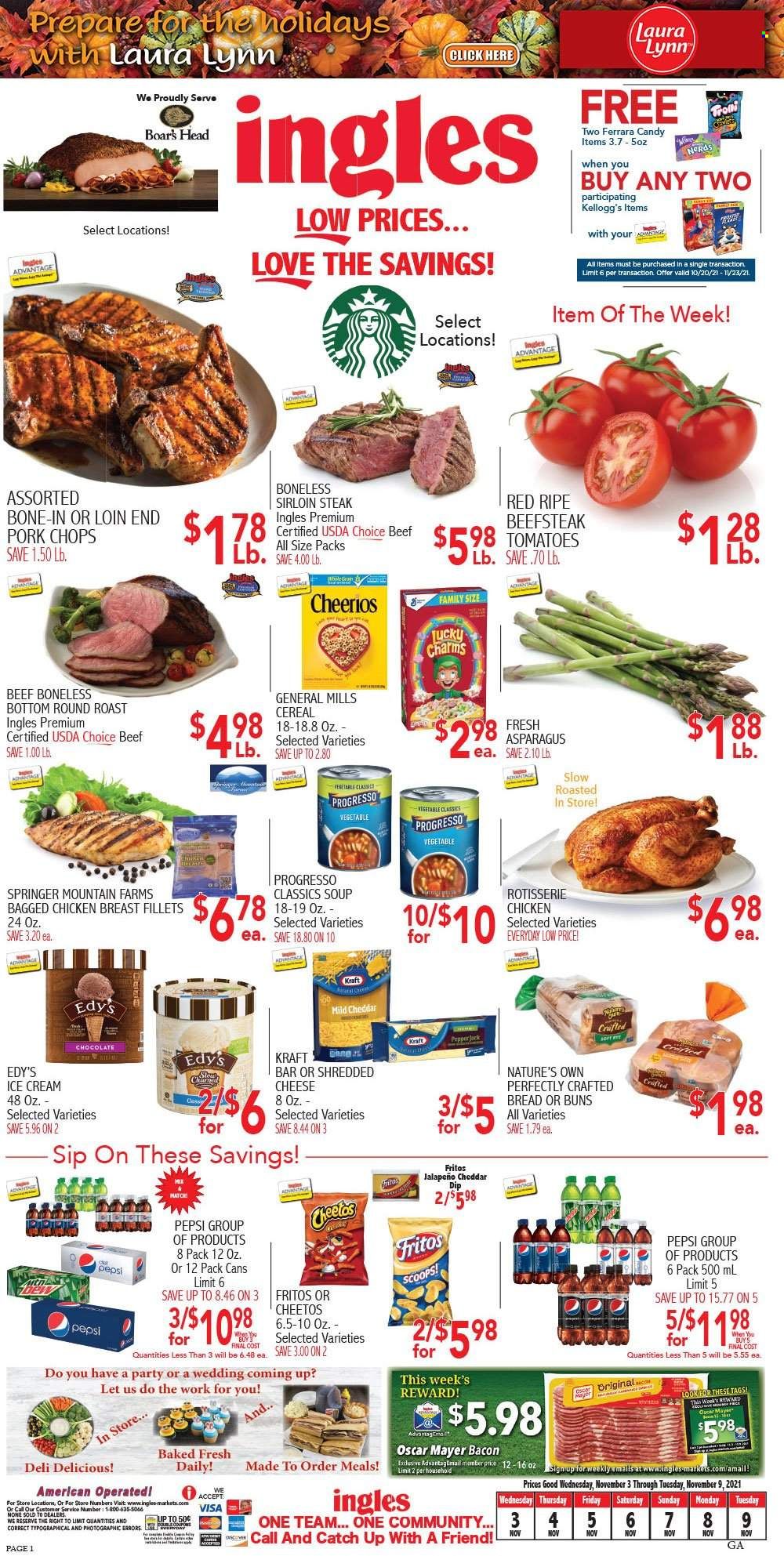 Ingles (GA, NC, SC, TN) Weekly Ad Flyer November 3 to November 10