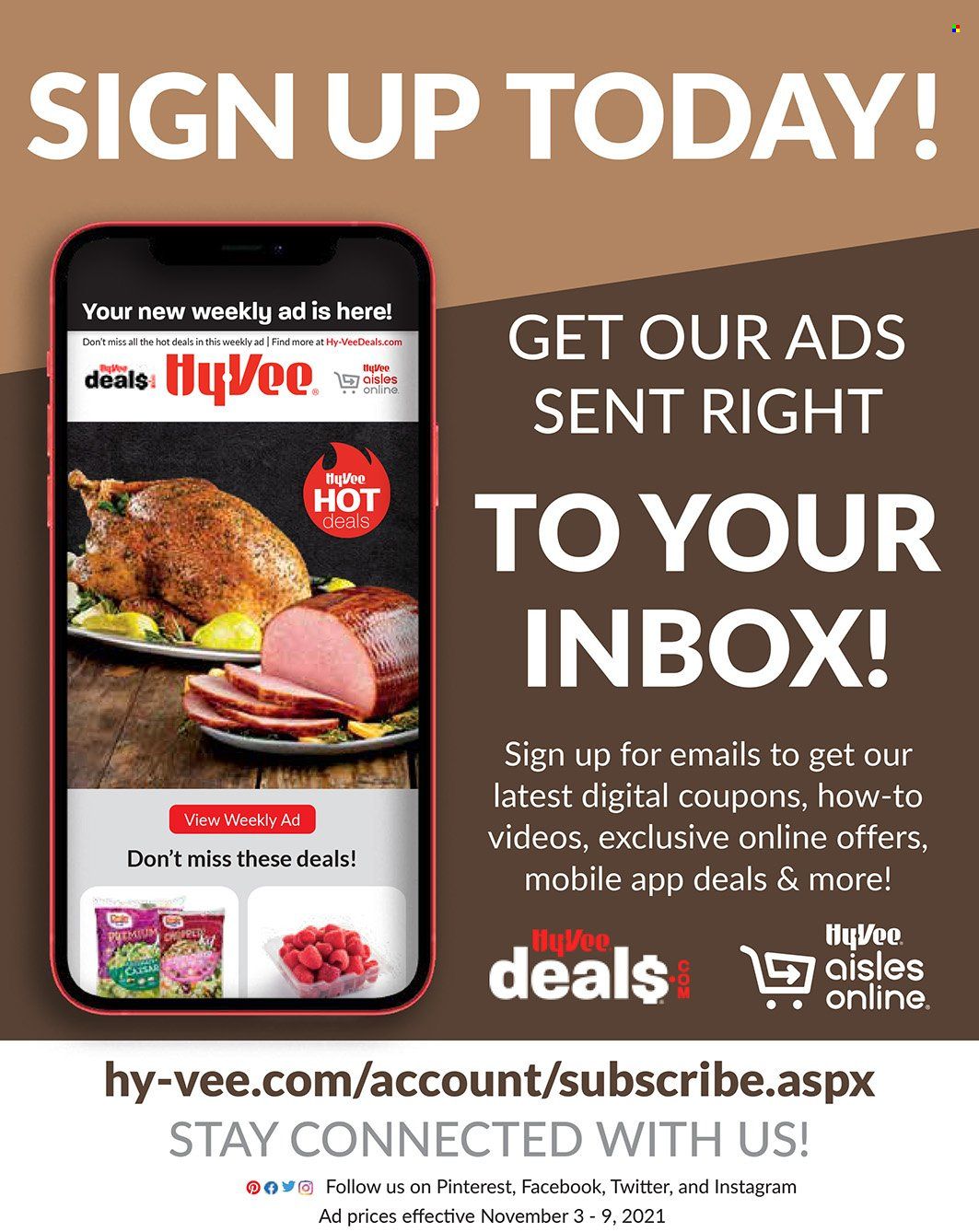Hy-Vee Weekly Ad Flyer November 3 to November 10
