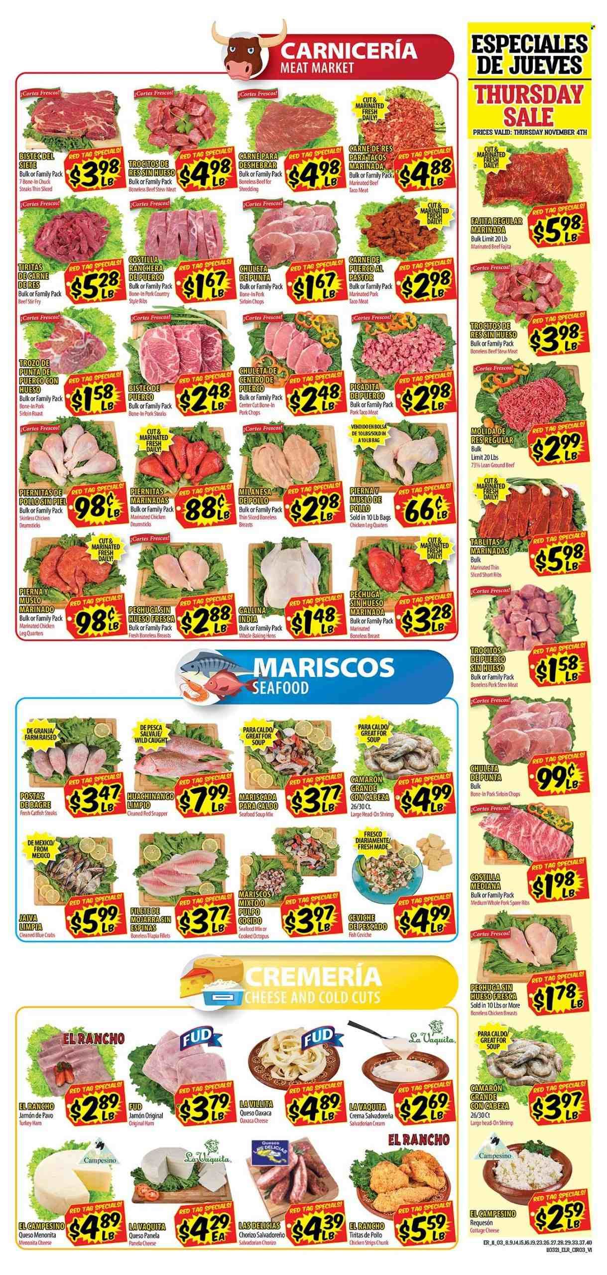 El Rancho (TX) Weekly Ad Flyer November 3 to November 10