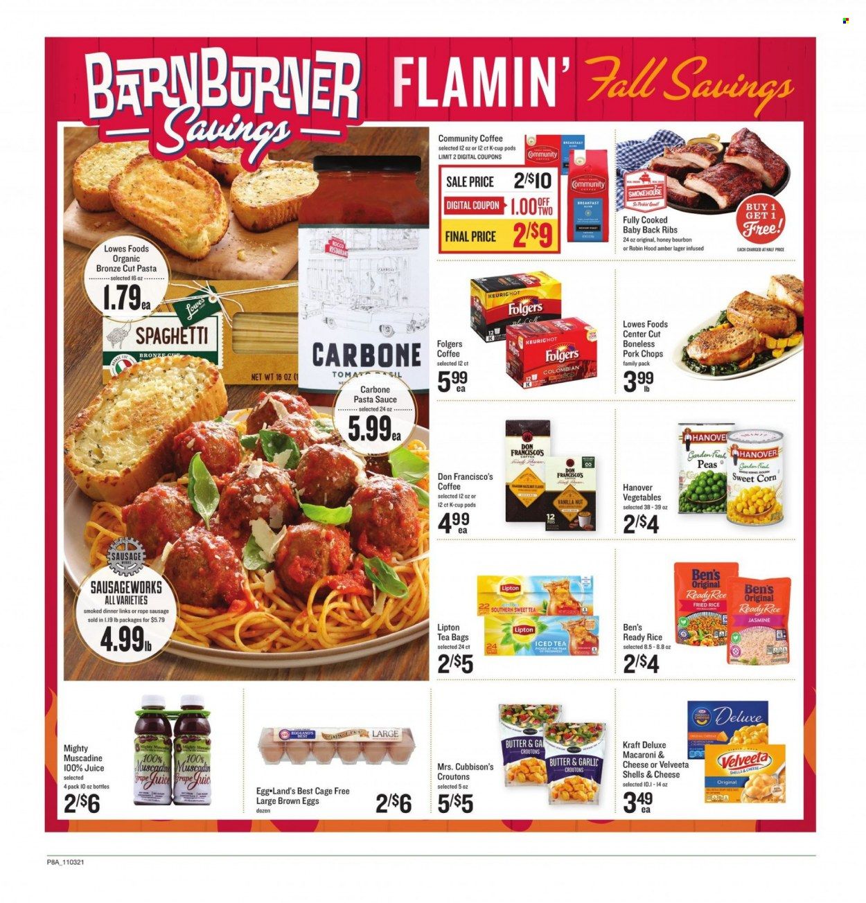 Lowes Foods (NC, SC) Weekly Ad Flyer November 3 to November 10