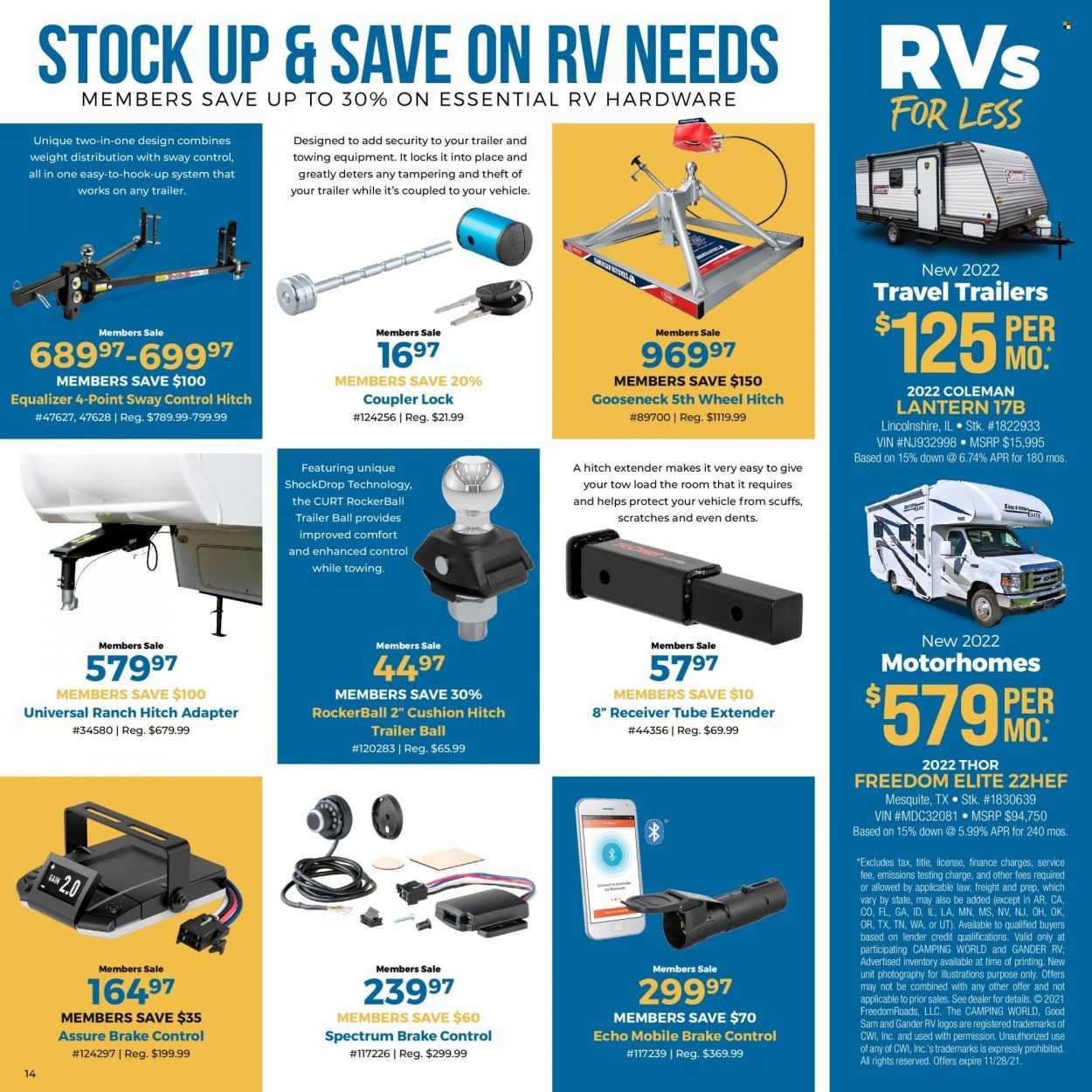 Camping World Weekly Ad Flyer November 3 to November 10