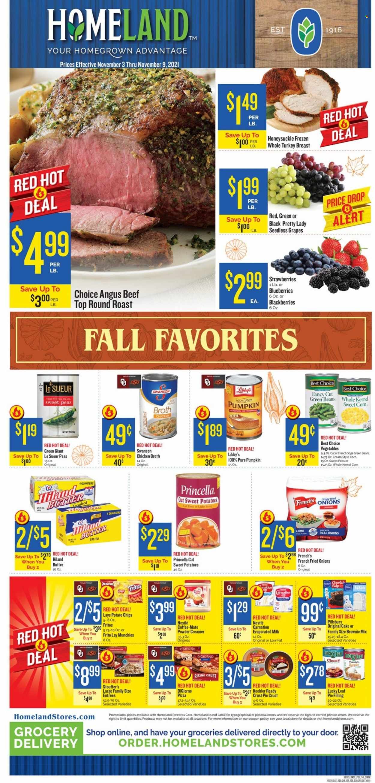 Homeland (OK, TX) Weekly Ad Flyer November 3 to November 10