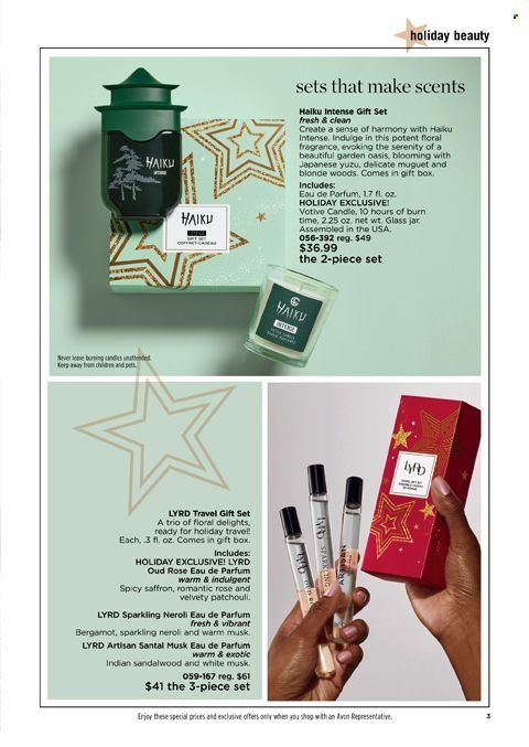 Avon Weekly Ad Flyer November 4 to November 11