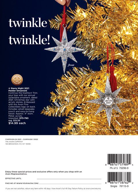 Avon Weekly Ad Flyer November 4 to November 11
